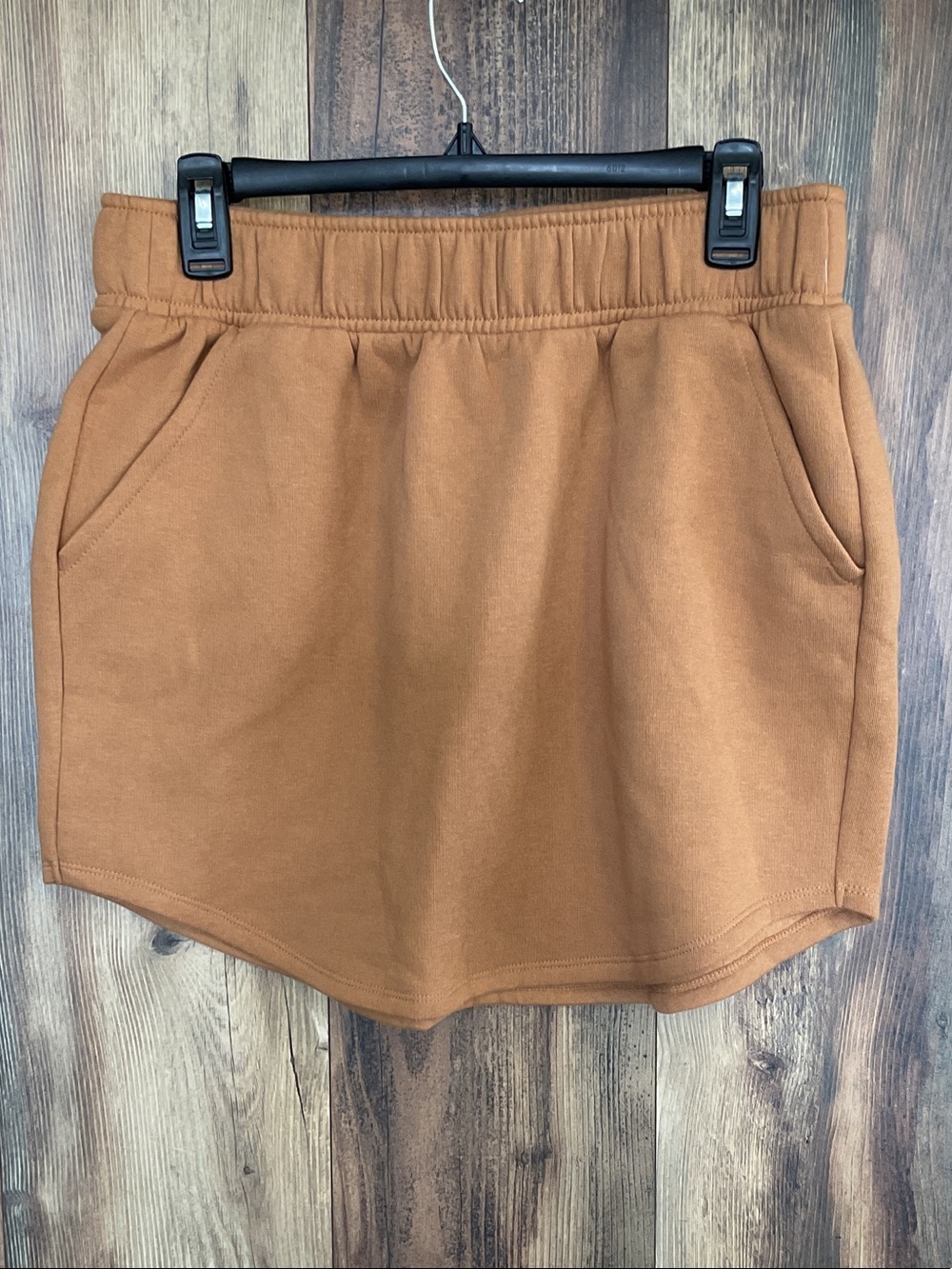 wild fable Elastic-Waist Mini Skirt with Pockets M     928D